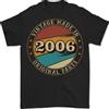 Gildan T-Shirt Vintage Per Il 20° Compleanno Fatta Nel 2006 Uomo 100% Cotone
