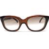 VINTAGE Occhiali da sole uomo anni 80 plastica marrone piccolo italia NEW AGE