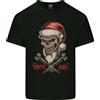 Gildan T-Shirt Leggera In Cotone Per Uomo Con Teschio Di Babbo Natale Heavy Metal