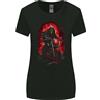 Gildan T-Shirt Donna Grim Reaper Skull Biker Moto 14 Taglio Più Ampio