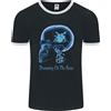 Fruit of the Loom Drumming On The Brain Drummer Drum Divertente T-Shirt Ringer Da Uomo FotL