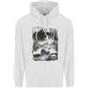 lovetshirts Bacio Della Morte Pirati Vela Marinaio Uomo 80% Cotone Felpa con Cappuccio