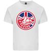 Gildan Union Jack British Bulldog st Georges Giorno Uomo Cotone Leggero T-Shirt