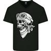Gildan T-Shirt In Cotone A V Per Uomo Con Teschio Di Moto Biker Outlaw