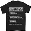 Gildan T-Shirt Per Uomini 100% Cotone Per La Festa Dei Nonni Con Mia Nipote