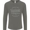 Gildan T-Shirt In Cotone Grigio Charcoal Per Il 25° Compleanno Vintage Uomini 2001