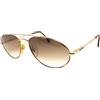 CARRERA 4925 occhiali da sole uomo vintage donna anni 80 metallo oro ovali nuovi