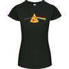 Gildan Dark Side Della Pizza Maglietta Divertente Per Donne Taglio Petite
