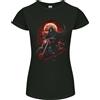 Gildan T-Shirt Grim Reaper 6 Per Donne Petite Taglio Skull Biker Moto