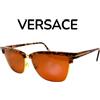 VERSACE Occhiali da Sole UOMO Donna Vintage Anni 90 Ovale V4 MADE ITALY Oro