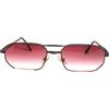 CUSTOM occhiali da sole uomo anni 90 made in italy metallo vintage marrone uv400 CUSTOM