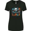 Gildan T-Shirt Donna A Taglio Larghezza Anni '80 Con Ghetto Blaster Panda