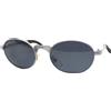 Custom occhiali da sole uomo vintage anni 90 metallo donna grigio made in italy CUSTOM