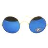 Vintage occhiali da sole uomo vintage anni 90 made in italy lenti vetro rotondo specchi