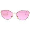 Fedon Occhiali da sole donna made in italy vintage anni 80 metallo grande nuovo FEDON