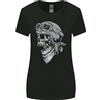 Gildan T-Shirt Donna Biker Outlaw Con Teschio E Taglio Più Ampio