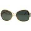 Safilo Occhiali da sole donna vintage anni 80' avana lente verde safilo Made Italy