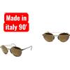 Lino Veneziani vintage occhiali da sole uomo anni 90's made italy marrone oro LINO VENEZIANI