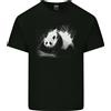 Gildan T-Shirt In Cotone Leggero Per Uomo Con Orso Panda Astratto