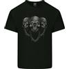 Gildan Tre Teschi Con Catene Heavy Metal Rock Musica Uomo Maglietta Leggera In Cotone