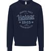 Awdis Felpa Vintage Per Uomo Naviga Blu 81° Compleanno 1945