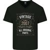 N/A T-Shirt In Cotone V-Neck Per Uomo Edizione Limitata 19° Compleanno 2007