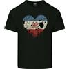 Gildan Love Flag Mari El Calcio Uomo Maglietta Leggera In Cotone