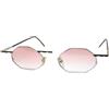 Elegant occhiali da sole uomo vintage anni 90 made in italy donna argento UV 400 ELEGANT