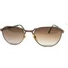 Vintage Occhiali da sole uomo vintage anni 90 metallo marrone made italy DERRY VISION