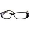 Furla montatura per occhiali da vista donna vintage plastica nero FURLA VU4586S