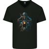 Gildan Maglietta In Cotone A V Per Uomo Grim Reaper Skull Biker Motorcycle 32