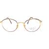 Look montatura per occhiali da vista uomo donna metallo anni 90's oro LOOK rotondo