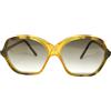 Personal occhiali da sole donna anni 80's vintage grande plastica marrone PERSONAL