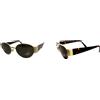 Vintage occhiali da sole uomo donna vintage anni 90's made in italy oro ovali CUSTOM