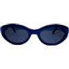 Vintage Occhiali da sole donna anni 90 vintage plastica made italy blu Original marines