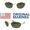 Original Marins occhiali da sole uomo vintage anni 90 metallo made italy nuovo ORIGINAL MARINES