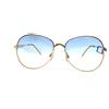 SAFILO occhiali da sole donna vintage anni 80 made italy metallo argento SAFILO ELASTA