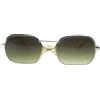 vintage occhiali da sole uomo ITALOPTIC anni 90 italia donna ovale oro satinato