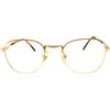 accademy line montatura per occhiali vista uomo vintage italy donna oro metallo accademy line