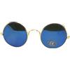 Waycross occhiali da sole uomo vintage anni 90's italy metallo WAYCROSS rotondo oro