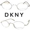 DKNY montatura per occhiali da vista uomo donna piccolo metallo ovale JAPAN DKNY