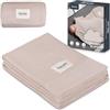 lionelo Bamboo Blanket 100x75cm Leggera coperta neonato di bambù, Fasciatoio, Coltre per lettino 100% Cotone naturale, Morbido Antibatterico Ipoallergenico Antimicotico Dal primo giorno di vita