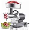 VEVOR Tritacarne Elettrica 1100 W da Cucina, 595 x 280 x 500 mm, Tritacarne Capacità 9,5 kg/min Corpo in Acciaio Inox con 3 Dischi per Salsicce Salami Carne, Cucina Commerciale Ristorante Hotel