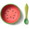 Oli&Carol Set Pappa con Ciotola e Cucchiaio - Watermelon
