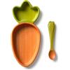 Oli&Carol Set Pappa con Ciotola e Cucchiaio - Carrot