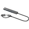 Manhattan Hub usb Manhattan 181006 USB 3.2 a 4 porte Grigio [181006]