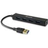 Equip Hub usb Equip 128953 Usb 3.2 Gen1 4 porte Tipo A 5000Mbps Nero [128953]