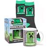 Minecraft Tazza e calzini Tazza alla dimensione di una dimensione di 11oz Merchandise taglia unica