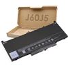 BLESYS 55Wh J60J5 batteria per Dell Latitude E7270 / E7470 serie P26S001 P61G001 1W2Y2 R97YT GG4FM MC34Y 451-BBSU 451-BBSX 451-BBSY Batteria di ricambio