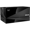 VU+ Zero - Ricevitore combinato 4K con cavo e antenna UHD 2160p con kit PVR senza hard disk, sintonizzatore ibrido DVB-C/T2 con HDR10, HLG, slot CI+, Linux Enigma2, nero